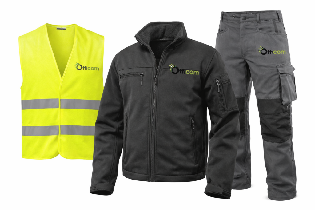 abbigliamento da lavoro personalizzato